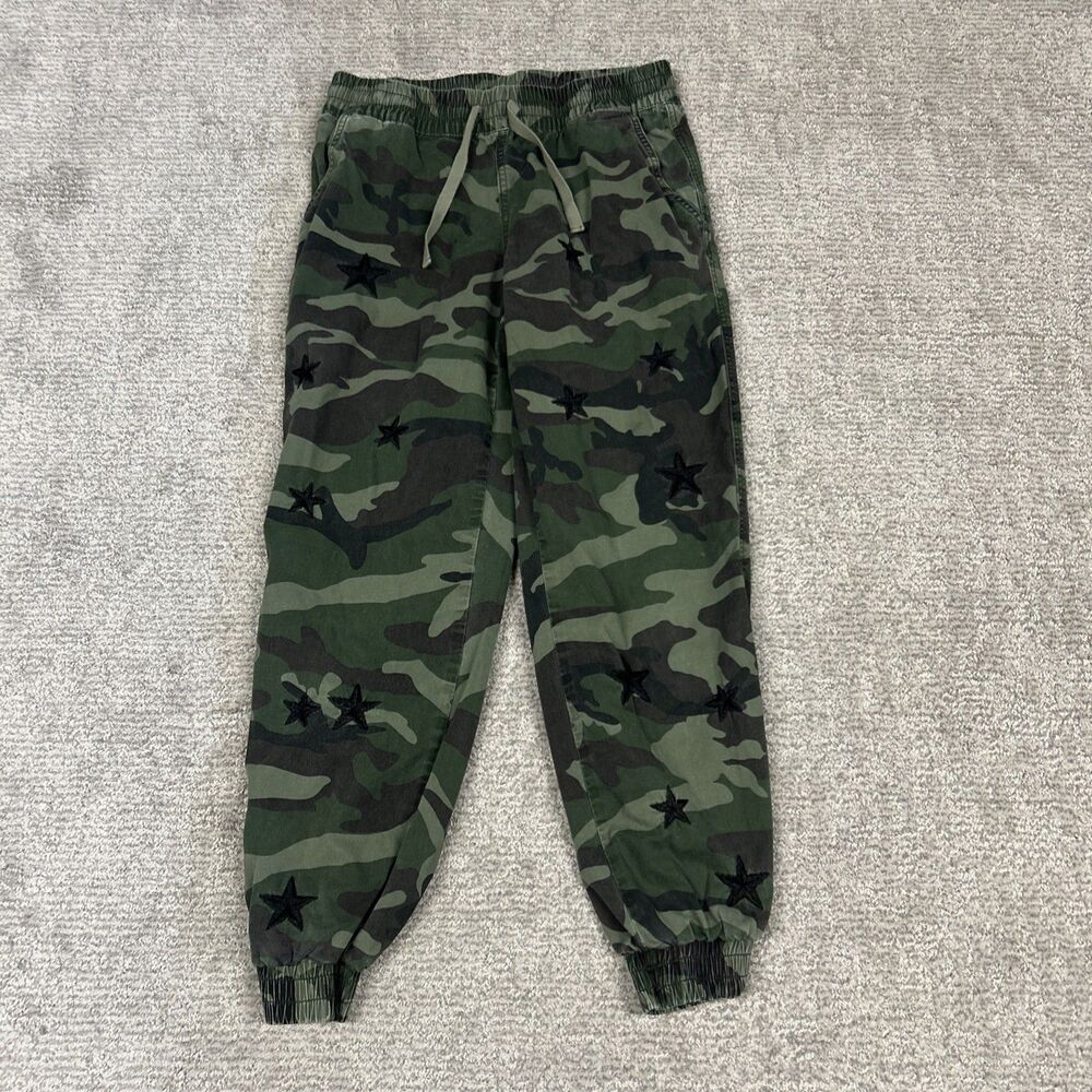 Driftwood Joggers Womens Medium Boho Camo Star Drawstring Stretch Waist Pants